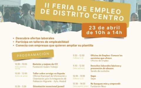 Programa de la feria.
