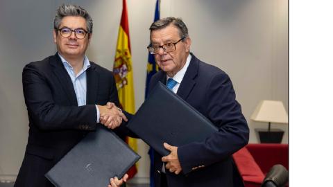 Firmantes del acuerdo.