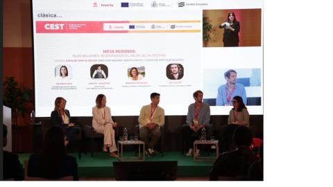 Foto de una de las mesas