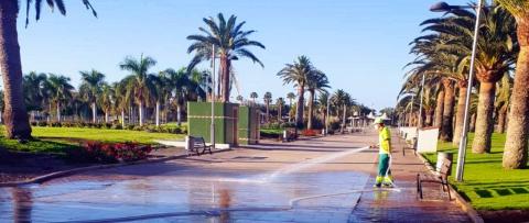 Preparativos de la feria
