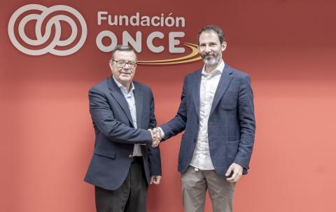 Firmantes del convenio.