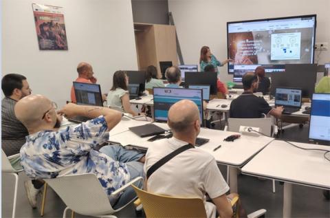 Imagen de uno de los cursos