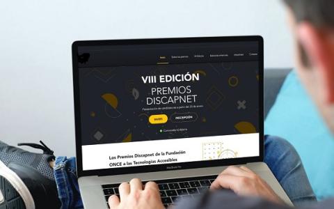 Imagen de la web para inscribirse en los premios