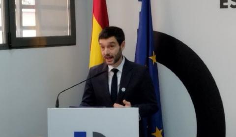 El ministro, Pablo Bustinduy, en su intervención | Foto del Centro Español de Autismo