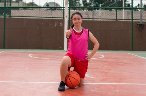 Deportista con discapacidad
