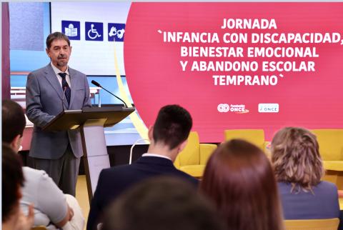 El secretario de Estado, durante la presentación