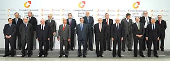 Miembros del Consejo Empresarial para la Competitividad