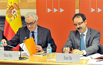 Marcos Peña (i) junto a Dionís Oña (web CES)