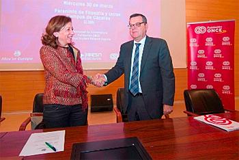 Muñoz, Píriz y Gallardo (Foto: Universidad de Extremadura)