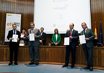 Momento de la entrega del certificado