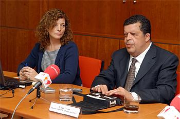 Blanca Alcanda junto a Luis Crespo