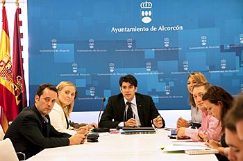 Foto de la reunión (Foto: web Ayto. Alcorcón)