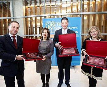 Foto de los premiados (Foto: Forética-MSD)