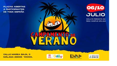 Creatividad del campamento en Málaga